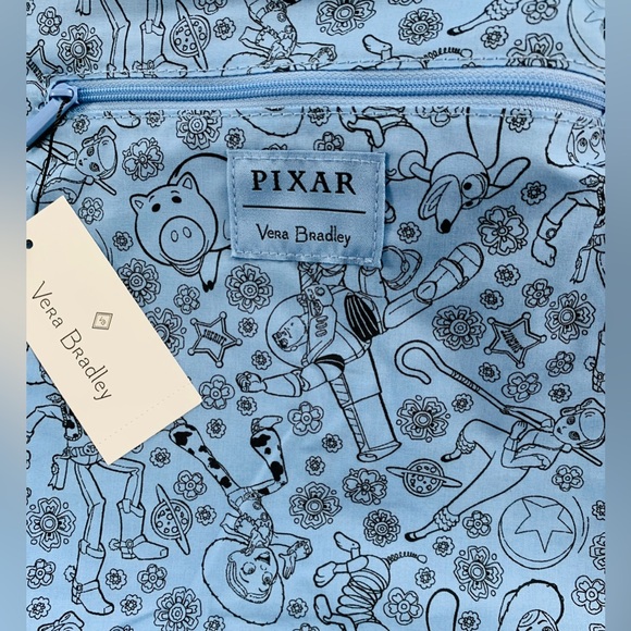 Vera Bradley Disney Pixar Toy Story Andy’s Room Triple Zip Hipster Crossbody bag - Picture 8 of 10
